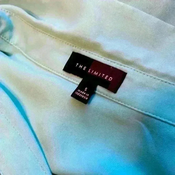 The Limited Teal long roll sleeve blouse - Picture 3 of 4